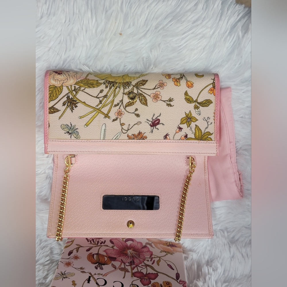 Auth💕🔥 Gucci Flora Wallet On Chain (SHG-35633) - Picture 6 of 15